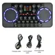 V300 pro Soundkarte Bluetooth-kompatibler Audio-Interface-Mixer DJ Digital Effect Console