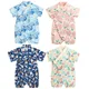 Summer Baby Clothes Kids Kimono Japanese Style Romper Girls Jumpsuit Retro Bathrobe Uniform Bebes