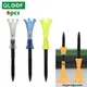 4Set Height Adjustable Golf Tees Golf Plastic Crown Tee Holder Set for Driving Range Golf Practice