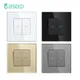 BSEED Mechanical Curtain Switch Electric Roller Shutter Switch Push Button Wall Blinds Switch Glass