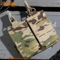 Tactical Molle Pouch Double Magazine Pouch Double-Layer Mag Pouches Universal Cartridge Holder for