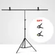 SH Photography1.5*2/2*2M T-Shape Backdrop Background Stand Frame Support System Kit For Photo Studio