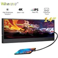 Wisecoco 14" 4K UHD 3840x1100 Portable Monitor IPS LCD Touch Screen Bar Monitor Secondary Screen for