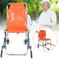 YIYIBYUS 350lbs EMS Stair Chair Transfer Stair Emergency Lift Assist Devices Evacuation Chair for Patient Elderly Orange