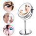 1X/10X Magnifying Lighted Makeup Mirror 7 Inch Two Sided White Daylight LED Shadow Free LED Vanity Mirror Battery and USB Cable Operated(Include 3 AAA Rechargeable Batteries)