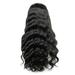 Fashion Centre Parting Long Curly Wig Realistic Fiber Fluffy Wig Cover Hairdressing Tools for Girls Women Black