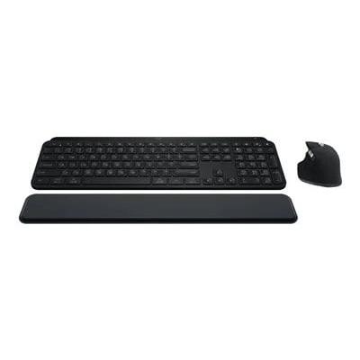 Logitech MX Keys S Combo Wireless Keyboard and Mouse Bundle with Backlit Keys
