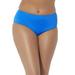 Plus Size Women's Mid-Rise Full Coverage Swim Brief by Swimsuits For All in Beautiful Blue (Size 32)