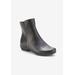 Wide Width Women's Elsie Bootie by Ros Hommerson in Black Leather (Size 9 1/2 W)