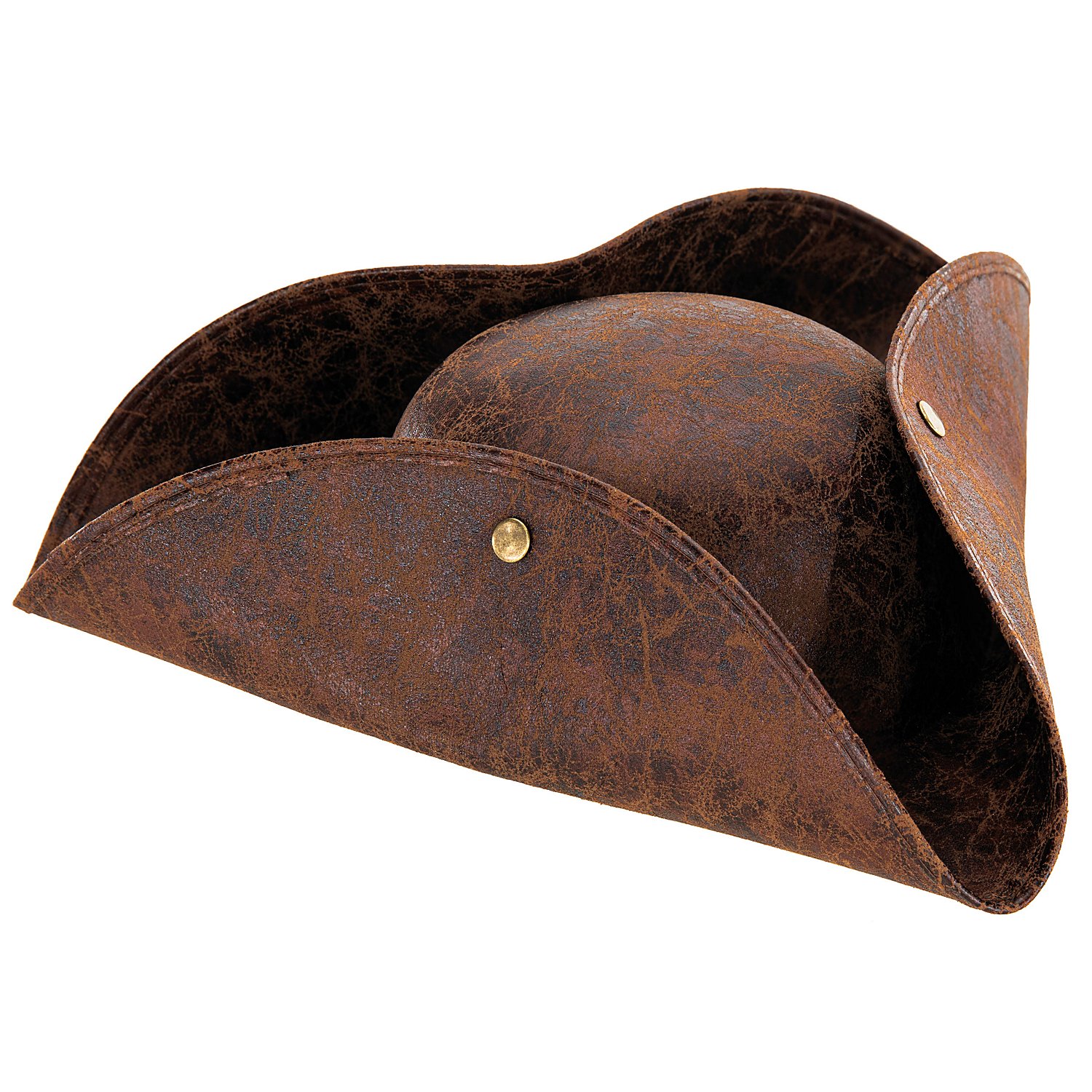 Tricorne de pirate, marron