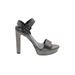 Madden Girl Heels: Black Shoes - Women's Size 8 - Open Toe