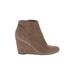 Dolce Vita Ankle Boots: Tan Print Shoes - Women's Size 9 1/2 - Almond Toe