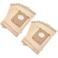 vhbw 10x Vacuum Cleaner Bag Replacement for AEG 900195189/7, GR 200, GR 201 for Vacuum Cleaner - Paper, 25.8 cm x 16.2 cm Sand-Coloured