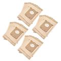 vhbw 20x Vacuum Cleaner Bag compatible with Mio Star VAC 7600, VAC 7700, VAC 7800, VAC 7801 Vacuum Cleaner - Paper, 25.8 cm x 16.2 cm Sand-Coloured