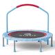 CLORIS 38''/40"/48'' Foldable Fitness Trampoline - Max Load 220lb/400 lb/450lb, Rebounder with Adjustable Foam Handle Indoor/Outdoor Fitness Body Exercise (38''Blue)