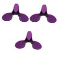 CLISPEED 3 Pcs Buttock Training Device Thigh Exerciser Hip Muscles Trainer Workout Accessories Thigh Trainer Correction Exercise Equipment Lateral Thigh Pelvic Controller Purple Yoga