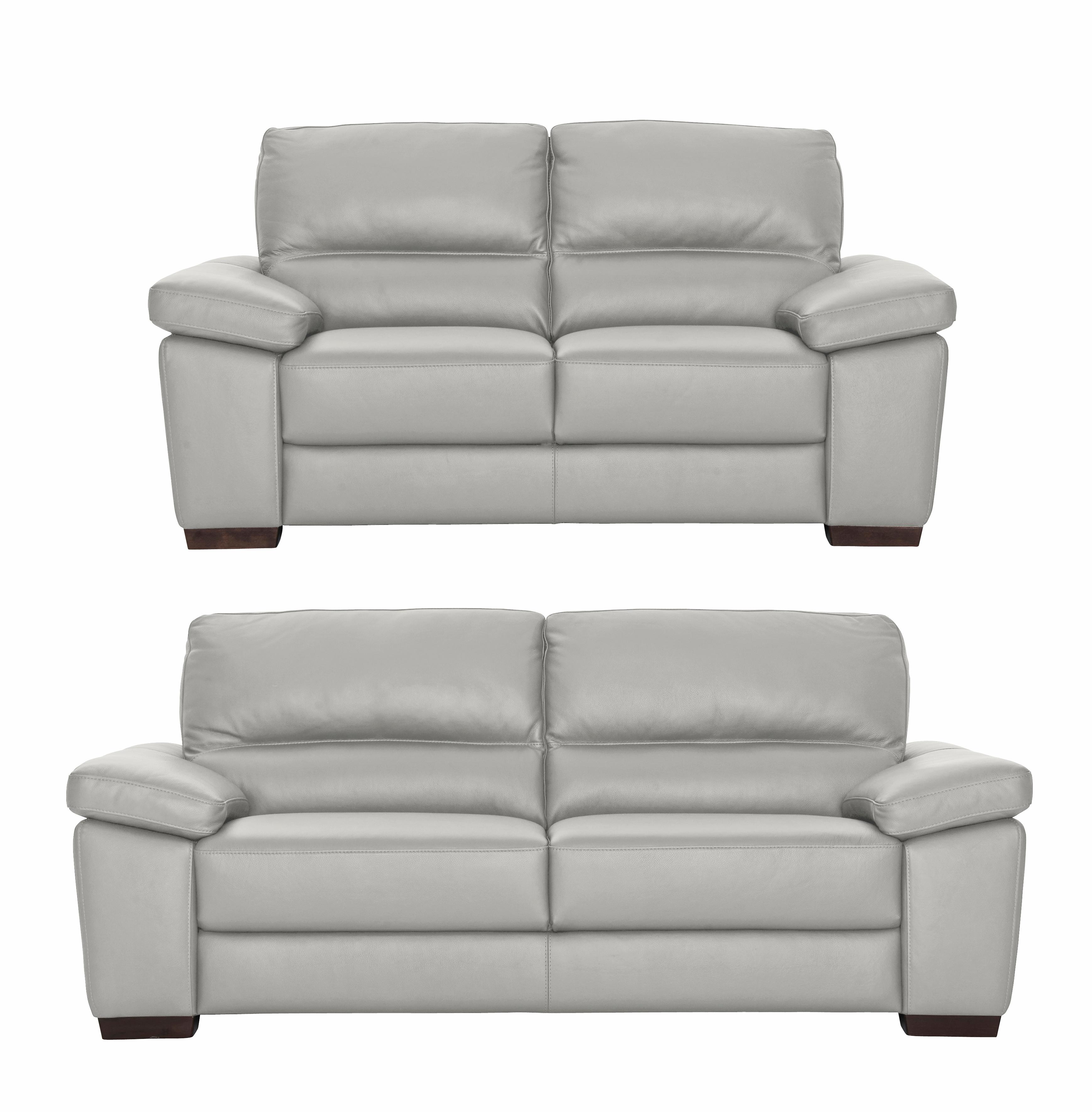 Polstergarnitur CALIA ITALIA "Gaia, hochwertige Garnitur aus 2-Sitzer und 3-Sitzer, edles Design", braun (tortora,), Leder SORRENTO, Leder SORRENTO - 100% Leder;Leder BULL - 100% Leder, Sitzmöbel-Sets, Ledergarnitur, in zwei hochwertigen...