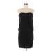 Moda International Casual Dress - Bodycon: Black Solid Dresses - Women's Size X-Small