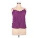 Abercrombie & Fitch Sleeveless Blouse: Purple Tops - Women's Size X-Large