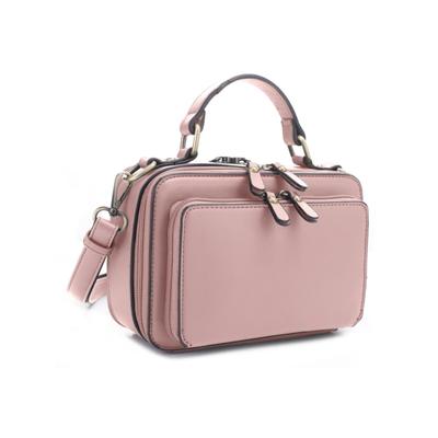 Jessie & James Pandora Compact Concealed Carry Crossbody Satchel Purse Blush SMC60111 BH