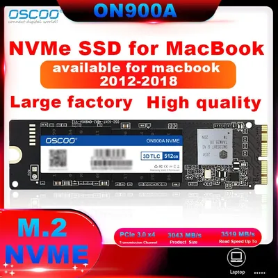 Disque SSD M.2 NVcloser PCIe 512 Go 1 To Macbook Pro Retina A1502 A1398 MacPleAir A1465 A1466