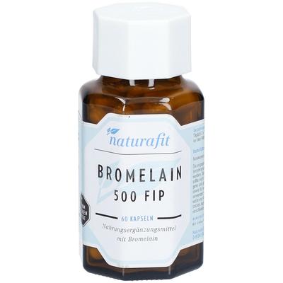 Naturafit Bromelain 500 FIP Kapseln 60 St Image