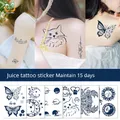 Herbal Plant Semi Permanent 7-15 Day Tattoo Waterproof Tattoo With Gardenia Juice Temporary Tattoos