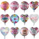 10Pcs 18Inch Happy Mother's Day Balloons Round Heart Helium Foil Balloon Mothers Day Gifts Home