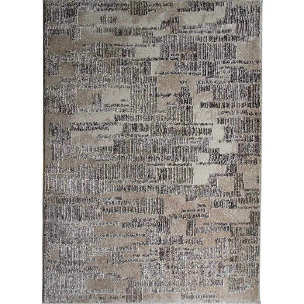 Tapis vintage motif kapla beige 120x170
