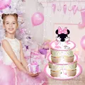 Children's birthday gift party cartoon Mickey Mouse Mickey Minnie cake rack DIY decorative dessert