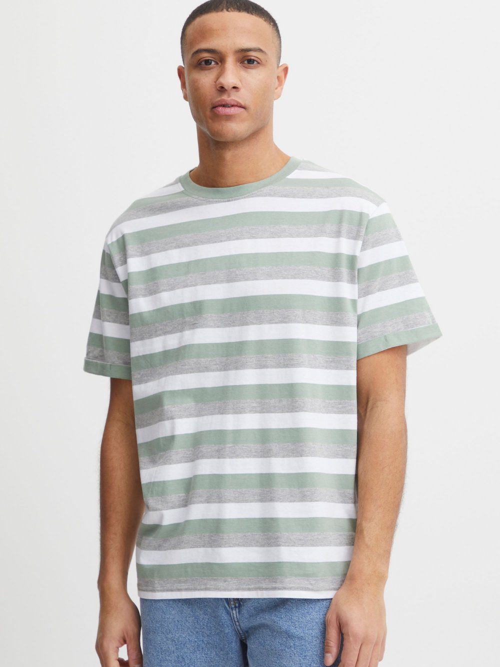 Solid T-Shirt Herren grün, XXL Image