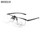 Clip On Progressive Reading Glasses Magnifier Anti Blue Ray Women Men Look Near far Clips Lens