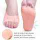 1pair Silicone Protector Soft Moisturizing Gel Socks For Foot Care Relieve Dry Cracked Peeling Heels