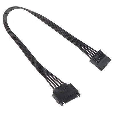 SATA 15Pin Männlichen Zu Weiblichen Power Verlängerung Kabel HDD SSD Netzteil Kabel SATA Power Kabel