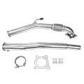 Turbo Catless Downpipe di scarico per MK5 MK6 VW GOLF GTI JETTA 3 ''Audi A3 2.0T DECAT