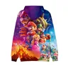 Super Mario Bros. Super Mario Mario Casual Pullover felpa con cappuccio vestiti ragazze da 2 a 7