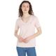 Tommy Hilfiger Damen T-Shirt Kurzarm Modern Regular V-Ausschnitt, Rosa (Whimsy Pink), XL