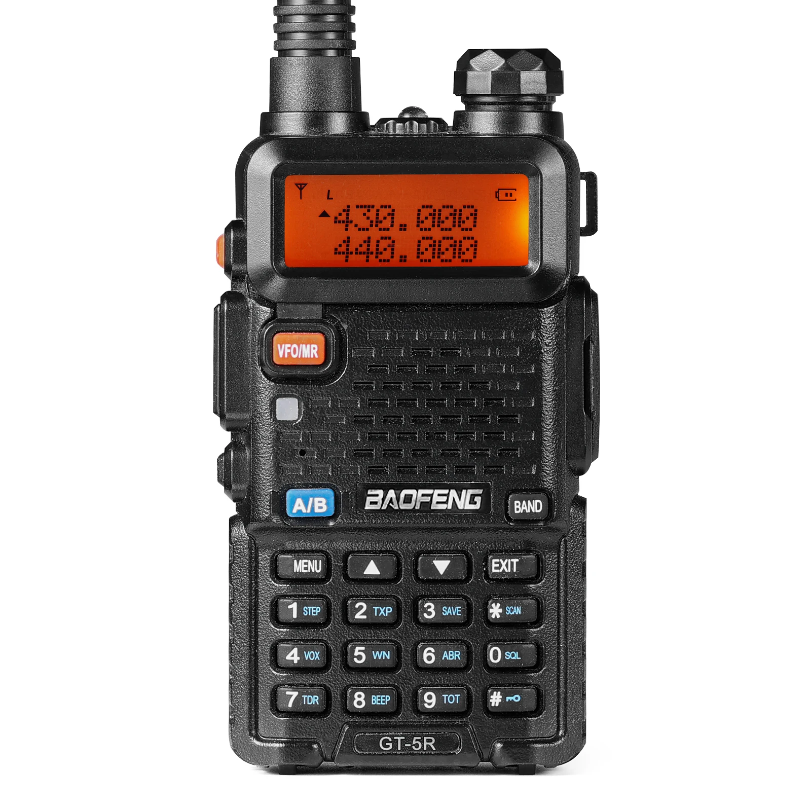 Baofeng GT-5R Handfunkgerät, Walkie-Talkies für Erwachsene, FCC-konform, Schwarz Image