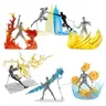 Action Figures effetti speciali effetto fuoco effetto tuono e fulmini Anime modello in PVC