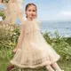 Mädchen Rock neue Sommerkleid Mode Perlen Tank Top Kleid Kinder kleines Mädchen Prinzessin Kleid