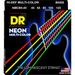 45-125 DR Strings Hi-Def Neon Bass 5 String Multi Color