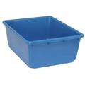 QUANTUM STORAGE SYSTEMS TUB2419-9BL Blue Nesting Container 24 1/2 in x 19 in x 9 1/2 in H 1 PK