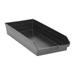 Quantum Storage Systems Shelf Bin 23-5/8 In. L 4 In. H Black QSB116BR