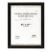 Deluxe Document Frame - Black - 8.5 x 11