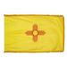 Indoor and Parade Colonial Nyl-Glo New Mexico Flag with Fringe 3 ft. x 5 ft.