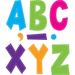 7 in. Multi Bright Stitch Fun Font Letters - Pack of 3