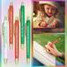 AZZAKVG Christmas Easter Valentine S Day Thanksgiving Mother S Pen Office Supplies Funny Pens 5 Pcs Ballpoint Retractable Fun Point 1 Mm 2Ml Writing Press For Adults