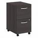 Studio C 2 Drawer Mobile File Cabinet - Storm Gray