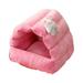 COOLL Bunny Design Pet Bed Cozy Bunny Carrot Design Hamster Nest Warm Comfortable Pet Bed for Small Autumn/winter Cage Accessories