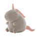 NUOLUX Stuffed Animal Unicorn Lovely Unicorn Plush Toy Gift for Children Adults 25CM (Gray + Pink)